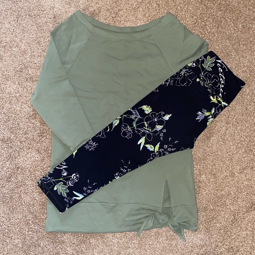 Victoria’s Secret Sport Crop Leggings & Tunic Md